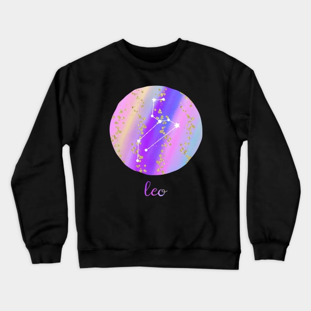 Leo sign Crewneck Sweatshirt by tortagialla